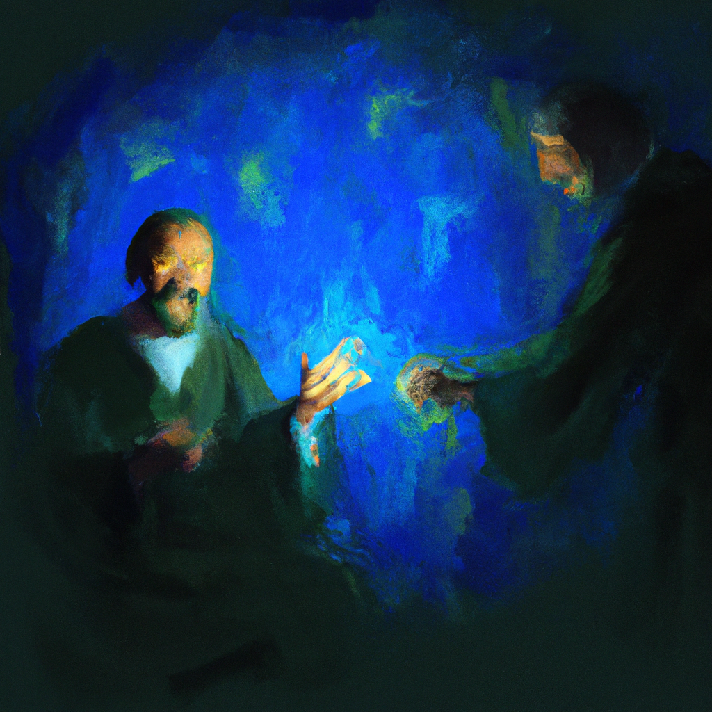 a digital drawing of a savior therapist that destroys another person's inner demons and creates clarity in their mind